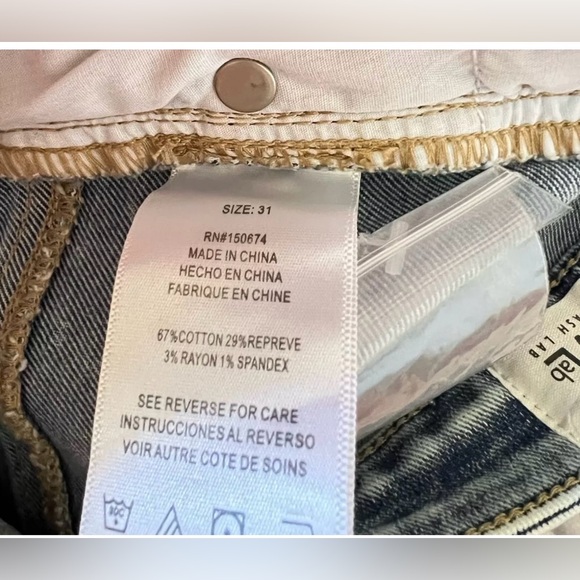 New Wash Lab Selma Pieced Denim Maxi Skirt In Azure Wash Size 31 - Picture 10 of 11